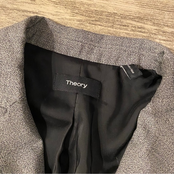 Gray Heathered Theory Blazer - Picture 2 of 7